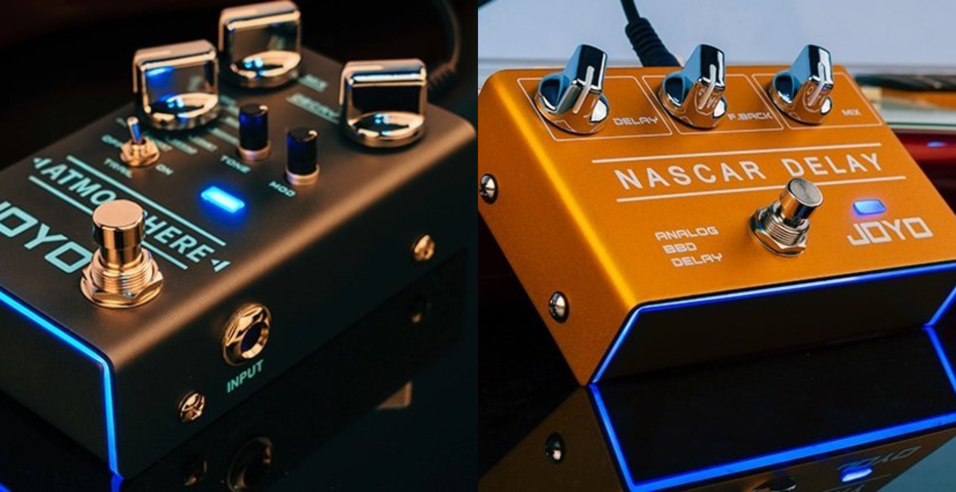 R10 Nascar Delay y R14 Atmosphere, los pedales de eco y